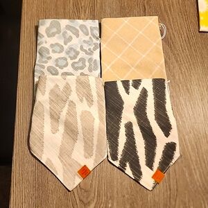 4 NWT size large The Foggy Dog bandanas